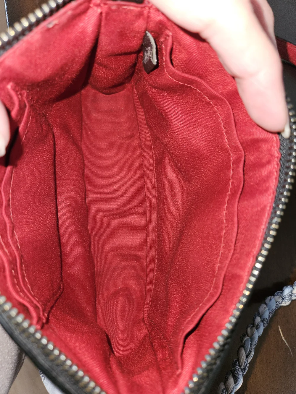 COACH Nolita 19 Black Leather Rainbow Logo Shoulder Bag